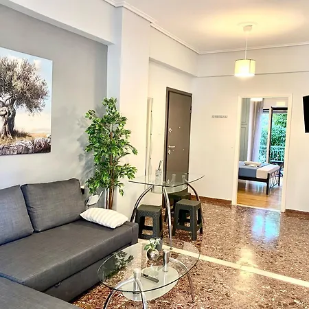 Olive Tree Deluxe Apt 70M From Athens Metro Exterior photo
